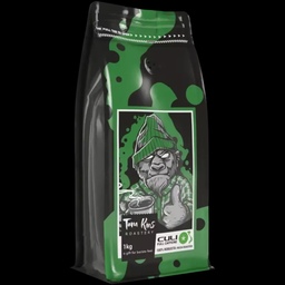 دانه قهوه 70 درصد ربوستا کولی سبز تام کینز  1 کیلو گرم