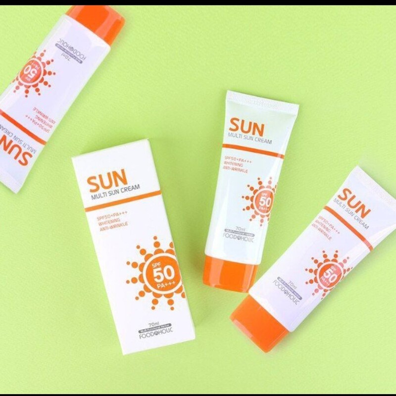   ضد آفتاب فوداهولیک فیزیکی شیمیایی محصول کره جنوبی اصل     Foodaholic Multi Sun Cream  SPF 50    