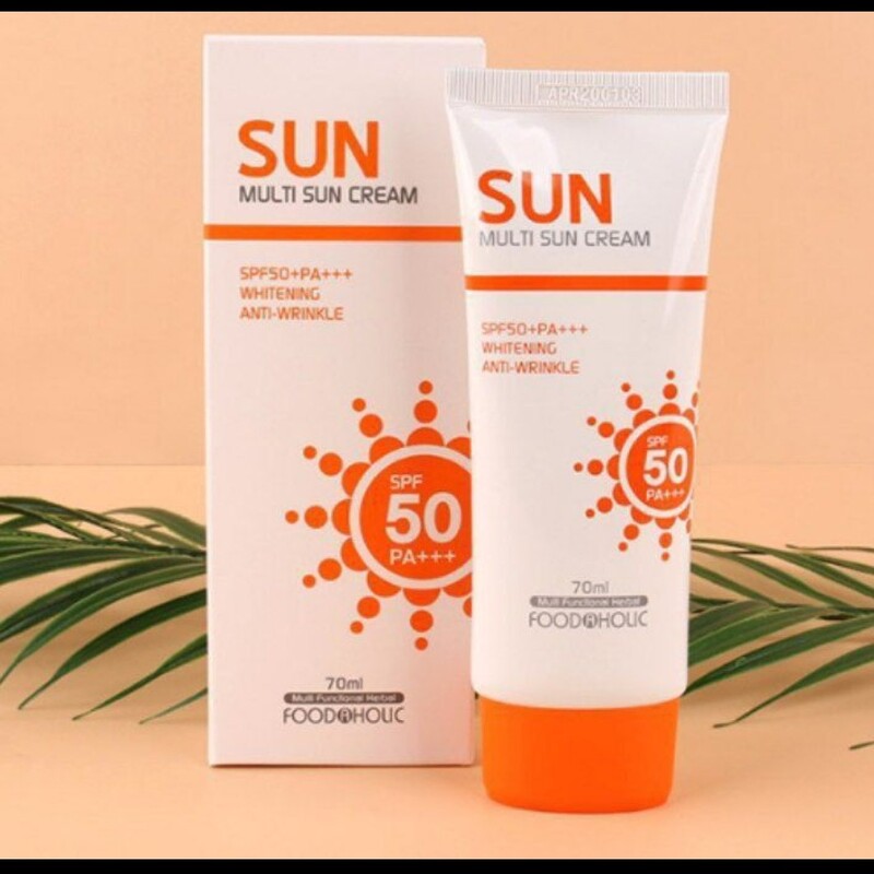   ضد آفتاب فوداهولیک فیزیکی شیمیایی محصول کره جنوبی اصل     Foodaholic Multi Sun Cream  SPF 50    