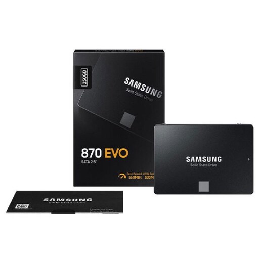 اس اس دی اینترنال سامسونگ مدل EVO 870 ظرفیت 250 گیگابایت SSD SAMSUNG 250GB EVO870