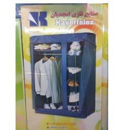 کمد لباس برزنتی مدل جالباسی قفسه دار چندمنظوره کاملا ایرانی با خدمات و رنگبندی