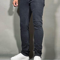 شلوار جین راسته مردانه کیفیت عالی دوخت تمیز فاق بلند دارای کشسانی مناسب