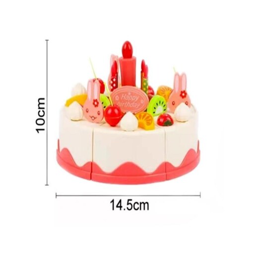 اسباب بازی مدل ست کیک تولد مجموعه 83 عددی