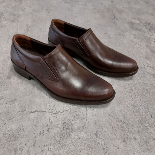  کفش مردانه طبی مدل 1804 تمام چرم شهپر (سایز 40تا 45 قهوه ای) بی واسطه نت