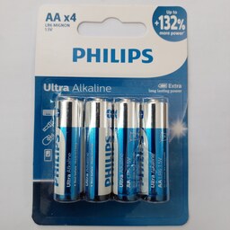 باتری قلمی فیلیپس اولترا آلکالاین بسته 4 عددی