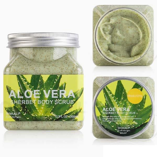 اسکراب لایه بردار پوست وکالی مدل Aloevera حجم 350 میلی لیتر