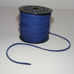 چرم مصنوعی (نخ تریشه) رنگ آبی (هر یک متر)