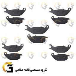 لنت دیسکی ترمز موتور سیکلت  کد 024  مناسب برای عقب هیرو هانک HERO HUNKبسته5 عددی