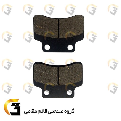 لنت دیسکی ترمز موتور سیکلت  کد 1012  مناسب برای جلو طرح کلیک  HICLICK بسته 5 عددی