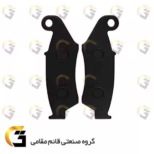 لنت دیسکی ترمز موتور سیکلت  کد 1015  مناسب برای جلو دایلیم 250 DAELIM