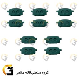 لنت دیسکی ترمز موتور سیکلت  کد 1007  مناسب برای جلو جهانرو کانگورو بسته 5 عددی