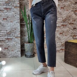 شلوار زنانه جین مام استایل سایز 36 تا 46 قد 90 رنگبندی ژورنال مدل شلوار جین اسپرت دخترانه