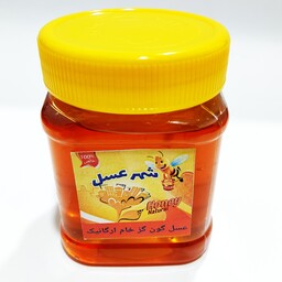 عسل طبیعی گون گز ارگانیک(500گرمی). ساکاروز3درصد. محصول تضمین کیفیت ومرجوعی دارد