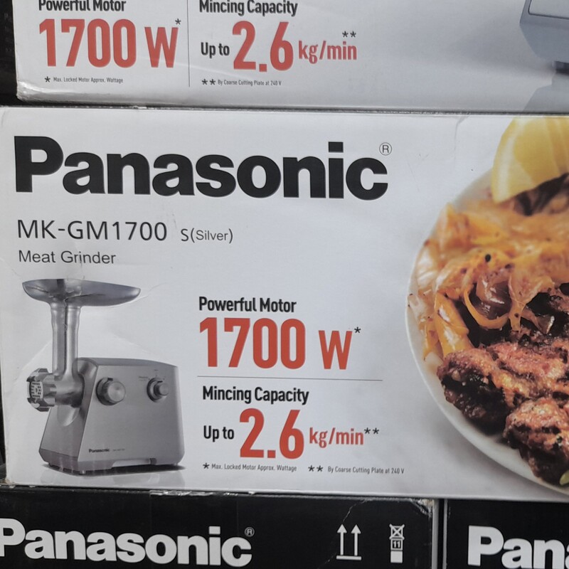 چرخ گوشت پاناسونیکMK-GM1700(هزینه ارسال درب منزل به عهده مشتری.قبل از سفارش استعلام قیمت بگیرید)
