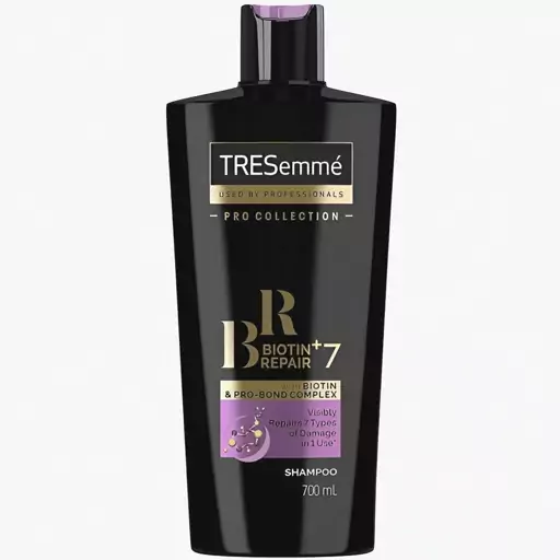 شامپو ترمیم کننده ضدریزش ترزمه، محصول آمریکا، 700 میل، Tresemme biotin repair