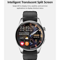ساعت هوشمند صفحه گرد جدید smart watch مدل HK4 hero کیفیت عالی AMOLES
