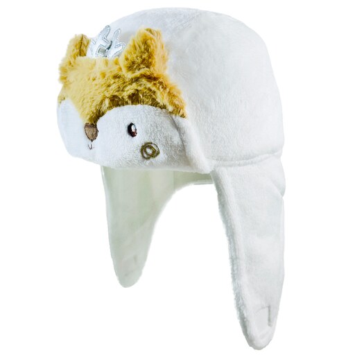 کلاه نوزادی تارتن مدل 84020 طرح سنجاب رنگ سفید