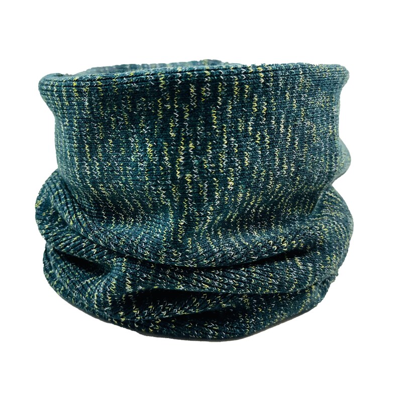 ست کلاه و شال گردن و دستکش بافتنی مدل 15094 رنگ سبز تیره