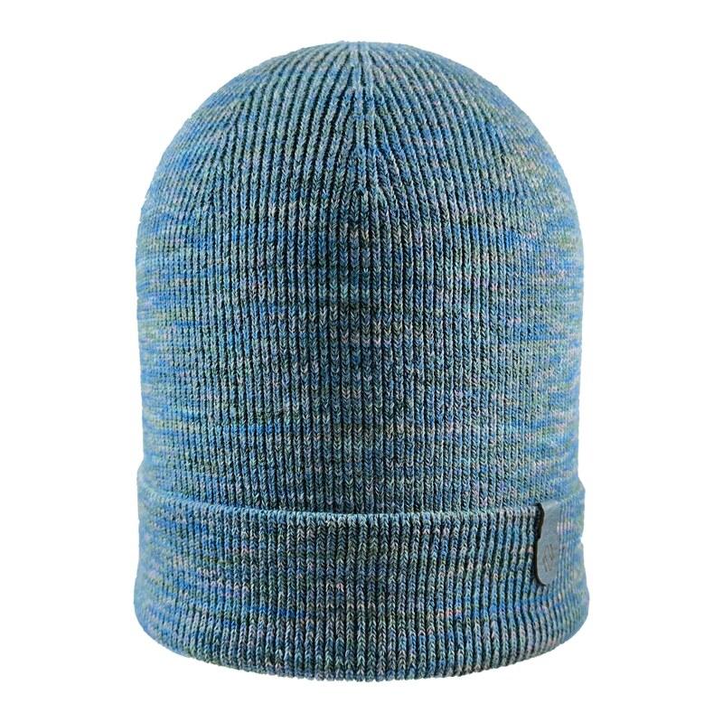 ست کلاه و شال گردن و دستکش بافتنی مدل 15094 رنگ آبی روشن