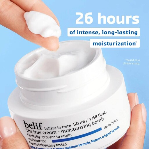 کرم آبرسان مویسچر بمب بلیف Belif The True Cream-moisturizing bomb