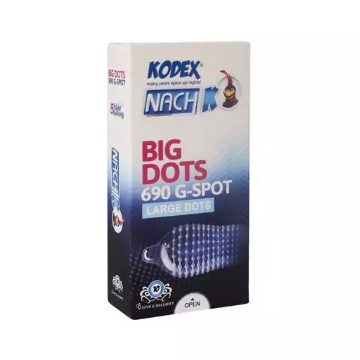 کاندم کدکس Big dots بسته 10 عددی