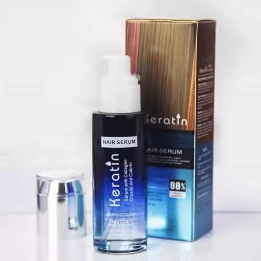 سرم نرم کننده مو کراتین 98درصد برزیلی اصل 80 میل KERATIN HAIR SERUM