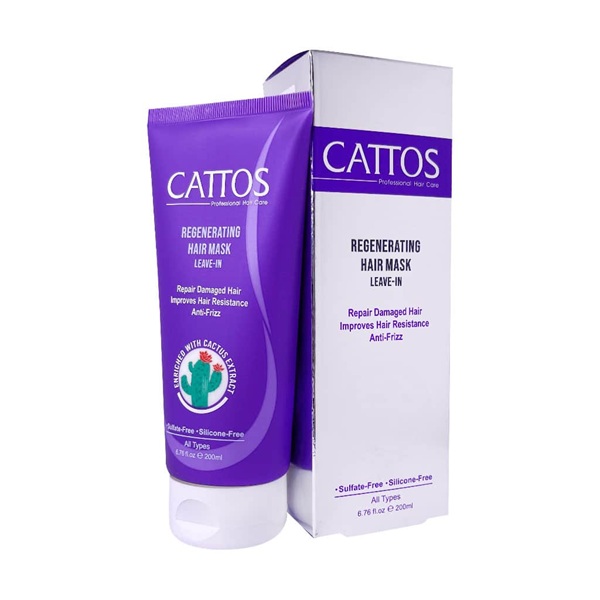ماسک مو فاقد سولفات ترمیم کننده خارج از حمام کاتوس 200 میلی لیتر | Cattos Regenerating Leave In Hair Mask 200 ml
