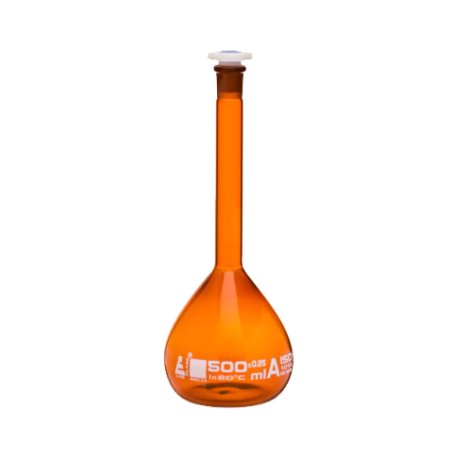 بالن ژوژه تیره A درب پلاستیکی گواهی کالیبراسیون 25ml Eisco تخفیف = تماس
