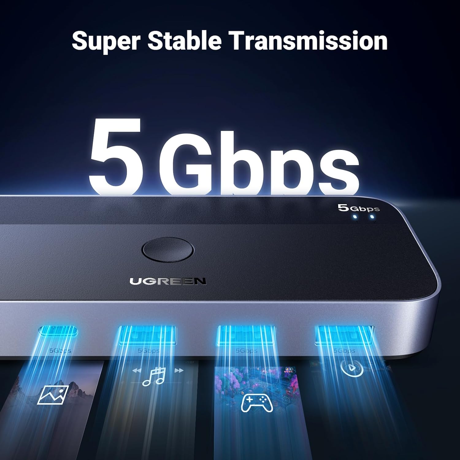 هاب سوئیچ برند UGREEN USB3.0 مدل CM662