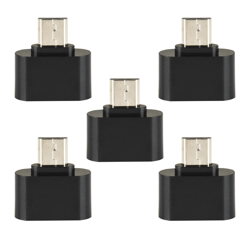 مبدل OTG microUSB کد 022 بسته 5 عددی