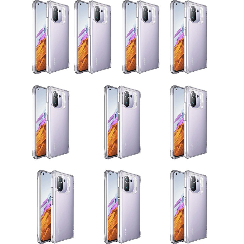 کاور مدل mi11p مناسب برای گوشی موبایل شیائومی Mi 11 Pro / MI11 PRO بسته 10 عددی