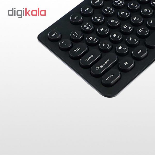 کیبورد بی سیم تسکو مدل TK 7001W