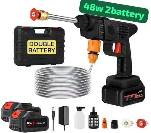 کارواش شارژی 48 ولت دو باتری-48V Cordless Pressure Washer with Double Battery