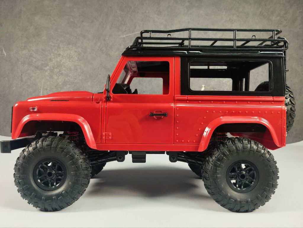 ماشین کنترلی جیپ مدل rock crawler قرمز