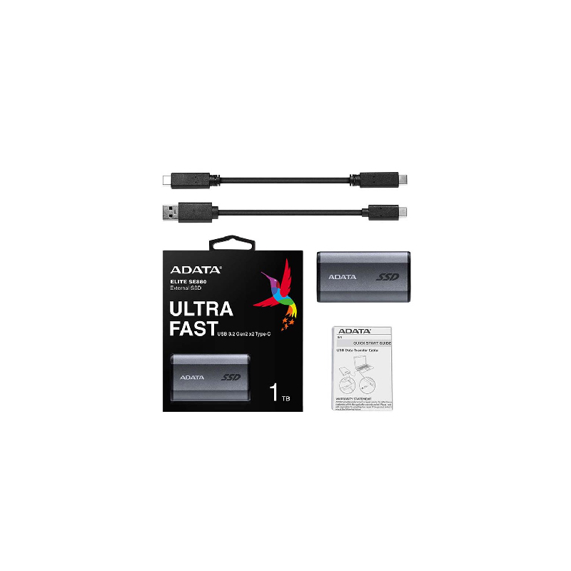 هارد اکسترنال ای دیتا مدل SSD SE880  با ظرفیت 1 ترابایت
