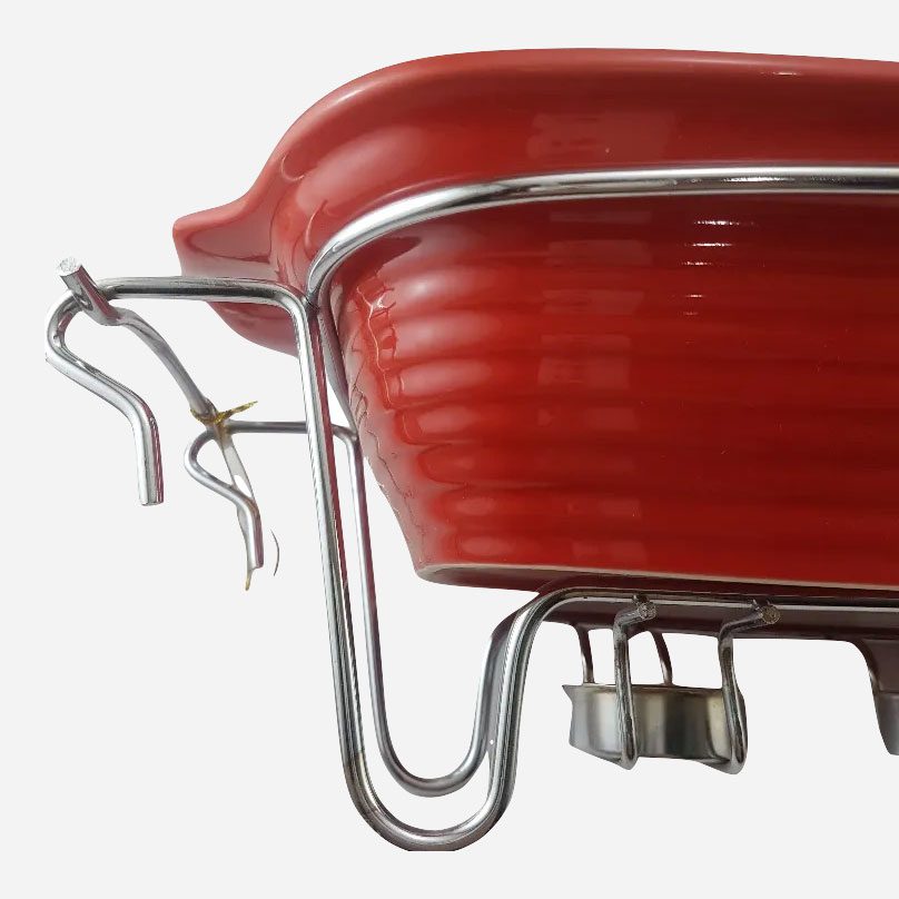 سوفله خوری مستطیل قرمز یونیک کد 8520
