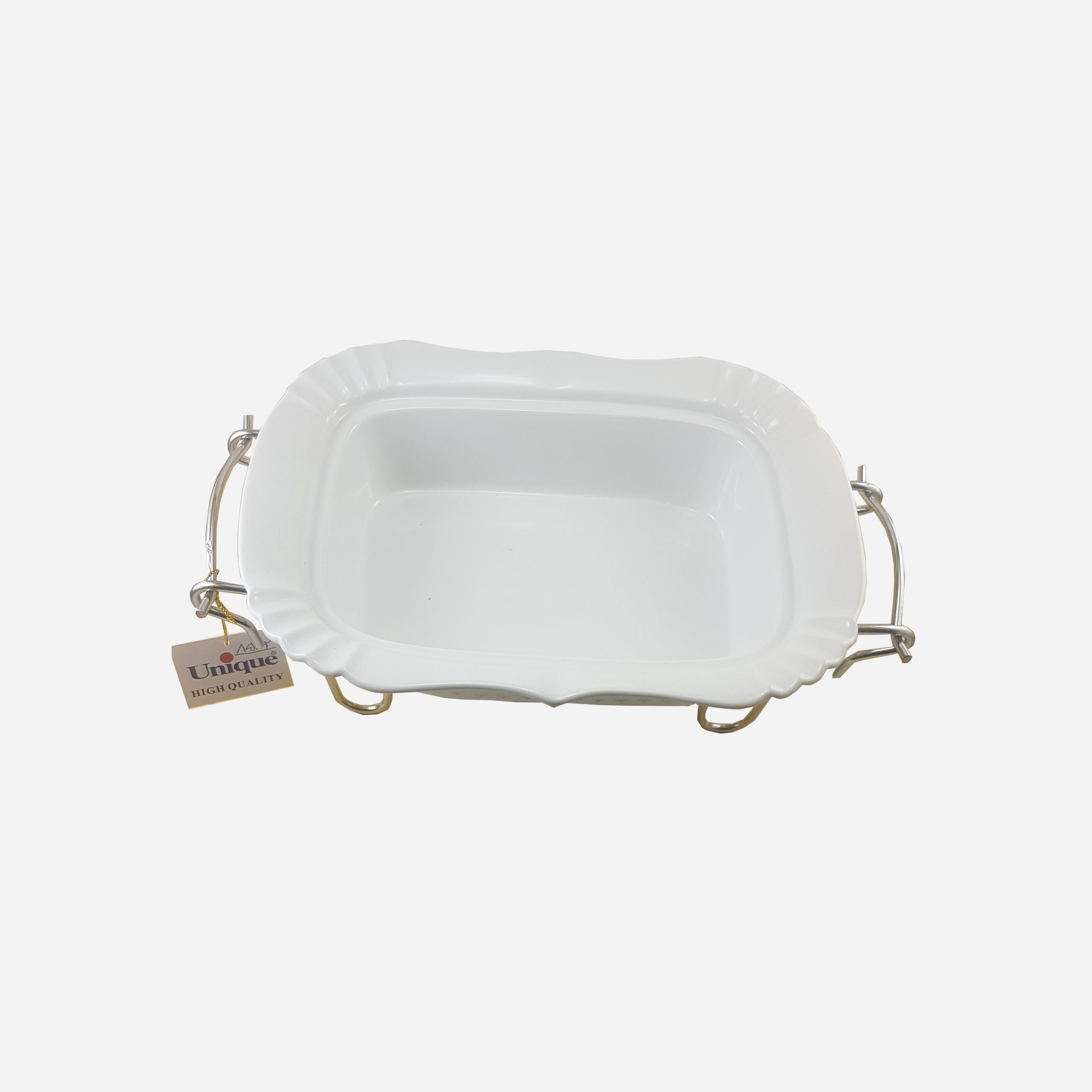 سوفله خوری چینی مستطیل متوسط یونیک کد 8562