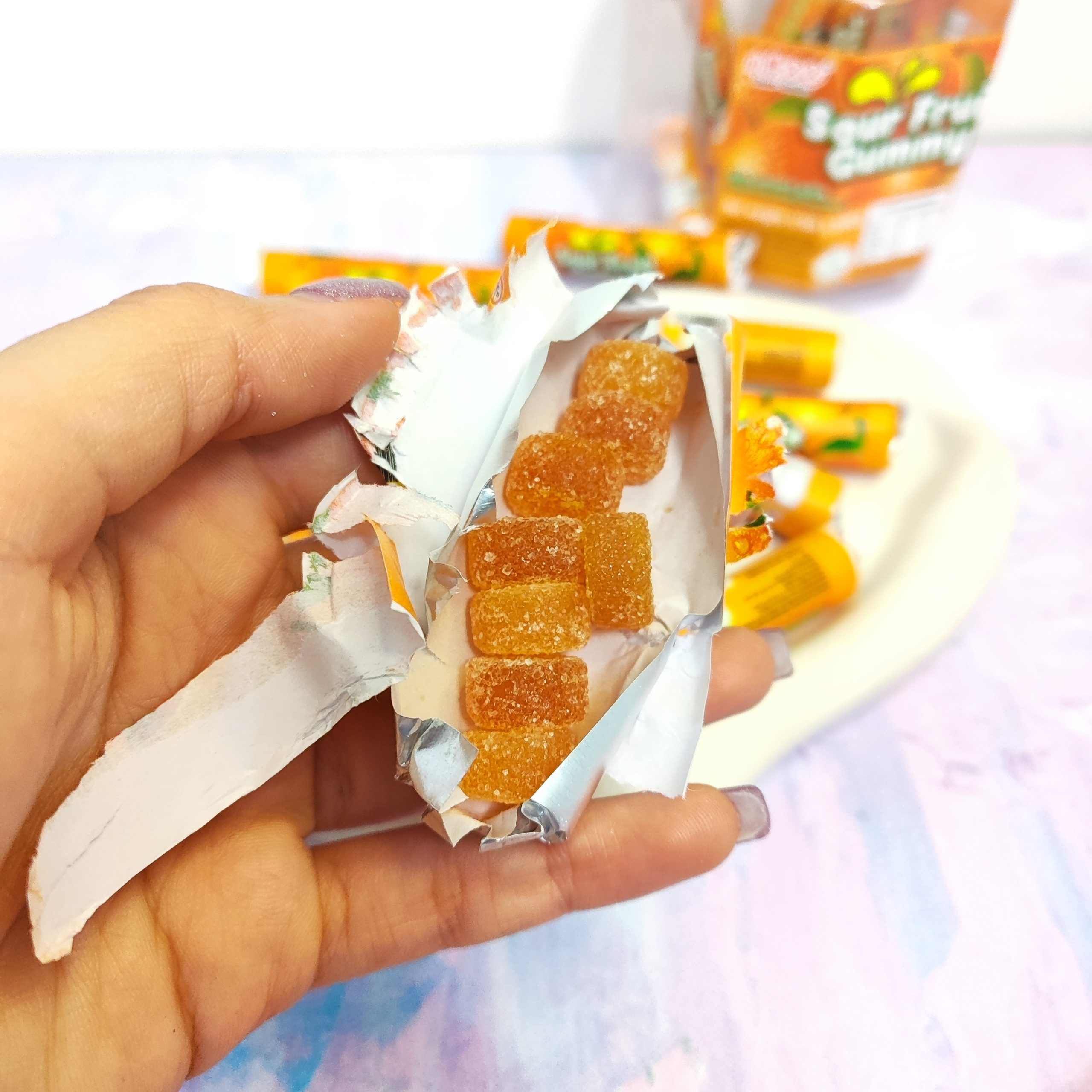 🍊پاستیل ترش پرتقالی