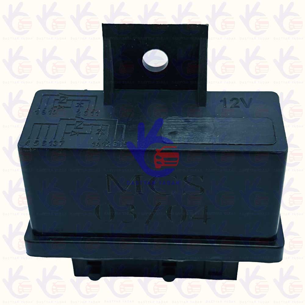 رله دوبل انژکتوری مشکی پراید-تیبا    MCS