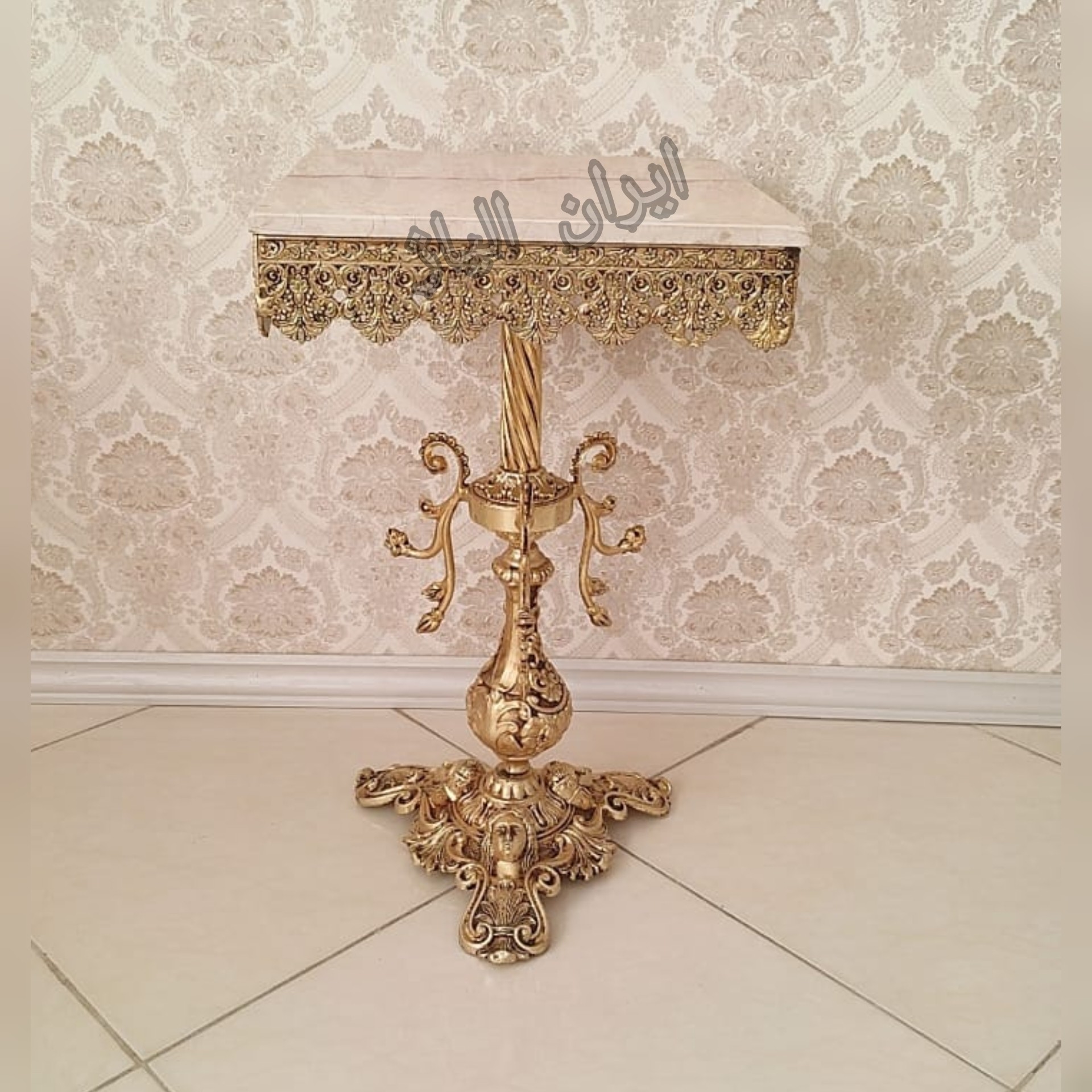 میزتلفن پایه شاخکی مربع