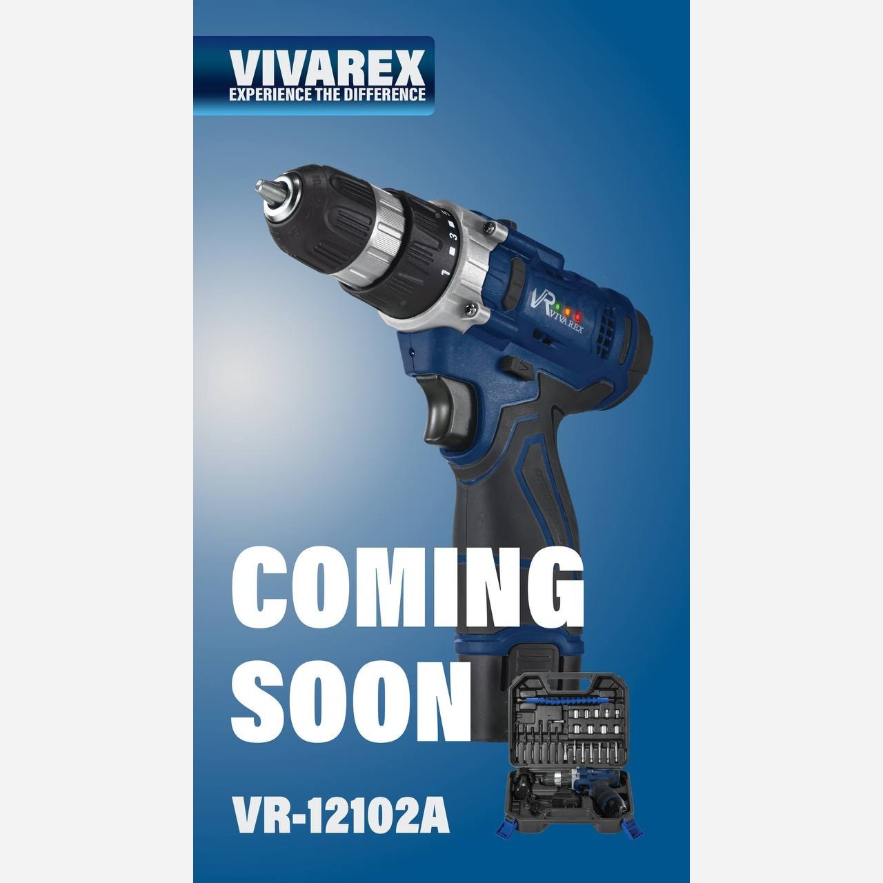مجموعه 30 عددی پیچ گوشتی شارژی ویوارکس دو باتری و جعبه BMC مدل VR1210-2A (12 ماه گارانتی)
