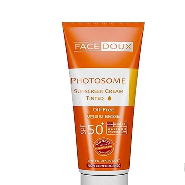 کرم ضد آفتاب فاقد چربی SPF 50 فوتوزوم فیس دوکس - بژ روشن