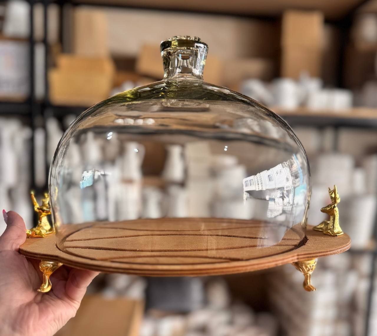 خانه و آشپزخانه پریلند - کاپ کیک دسته دار گوزنی سایز 30 (پست پیشتاز پس کرایه)