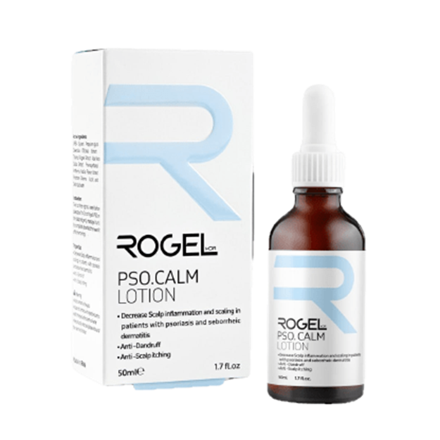 محلول پسوریازیس روژل مناسب شوره سر 50 میلی‌ لیتر | Rogel PSO Calm Lotion 50ml