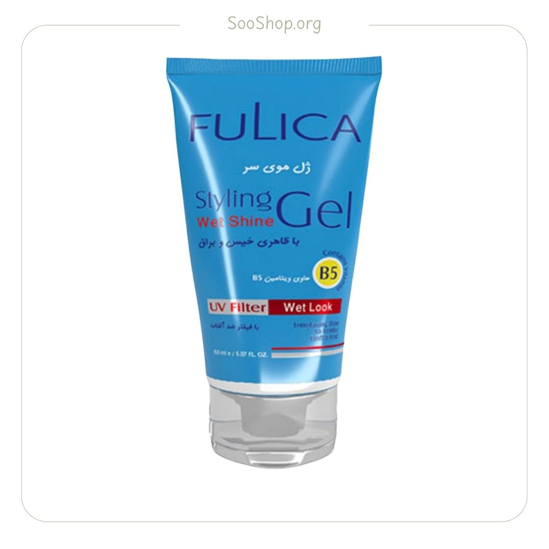ژل حالت‌دهنده مو فولیکا Fulica ژل مو سر آبی خیس و براق (اصل)