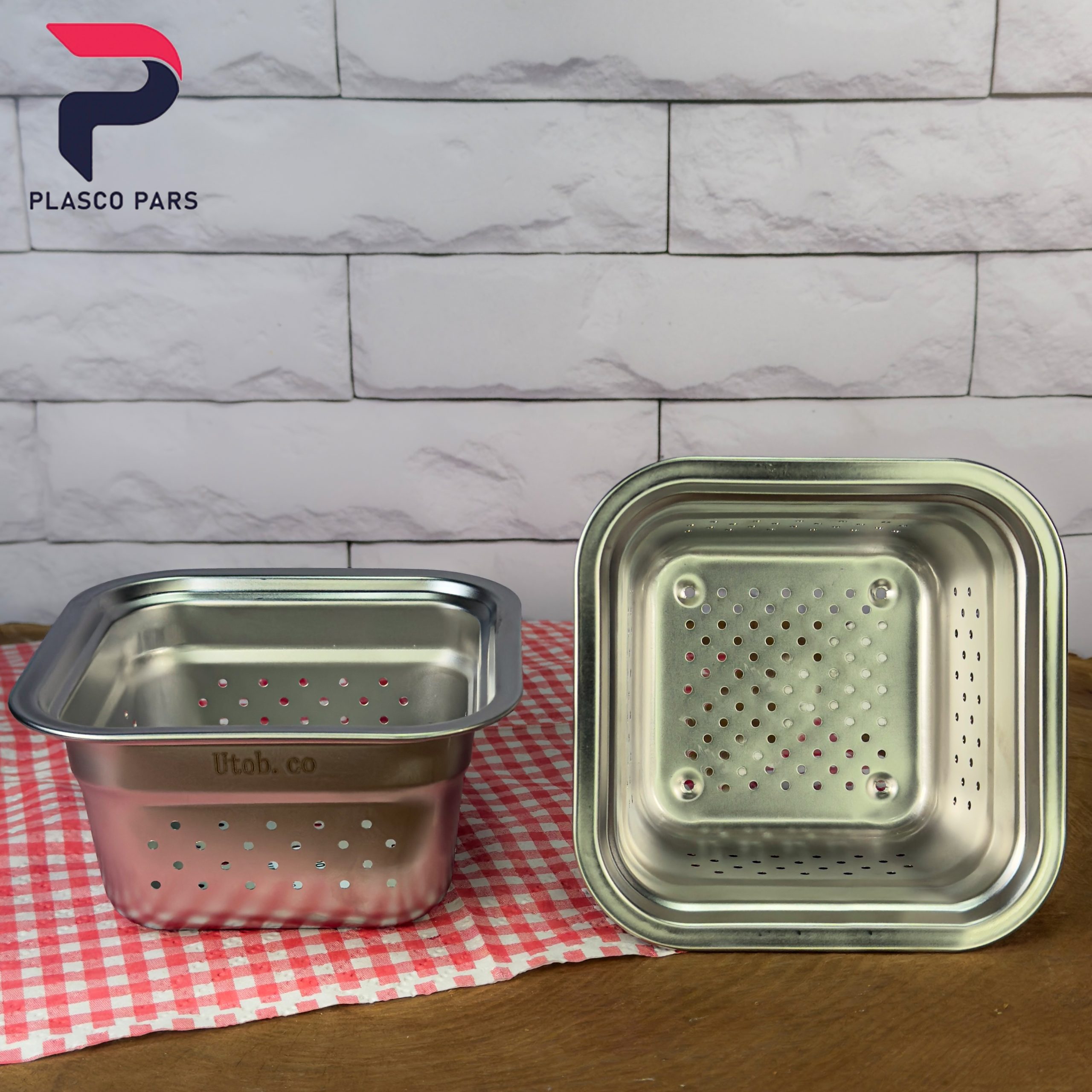 صافی سینک مربع مات