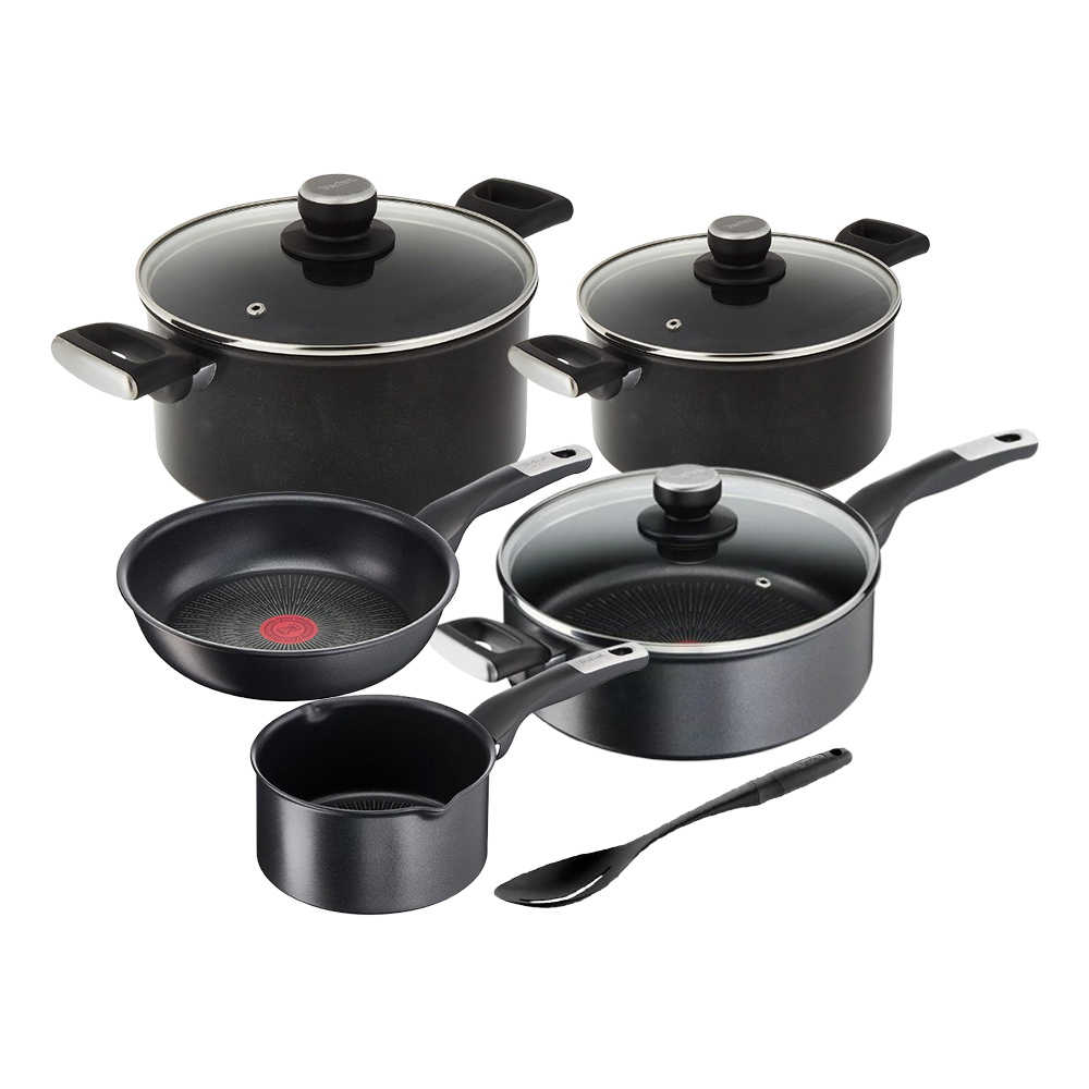 سرویس قابلمه 9 پارچه تفال مدل Unlimited – پوشش Titanium Anti-Scratch، مناسب القایی