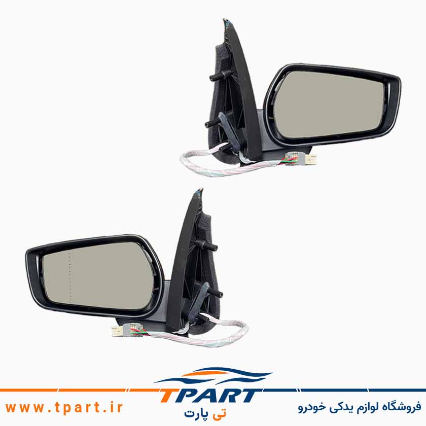 جفت آینه بغل پژو 405 و پارس راهنمادار با فلاپ رنگی