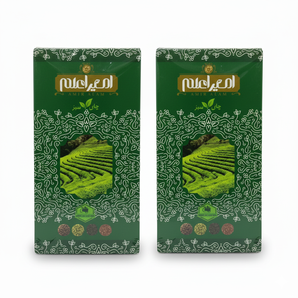 چای سبز تناسب اندام امیر اعلم پک دوعددی