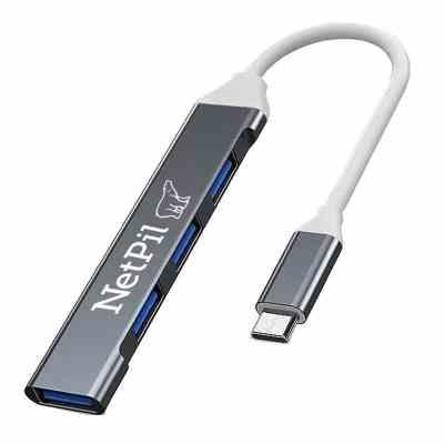 هاب C-809 TYPE-C USB4 4PORT
